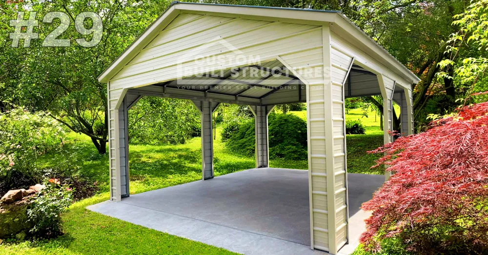 #29 18x21x9 Custom Carport
