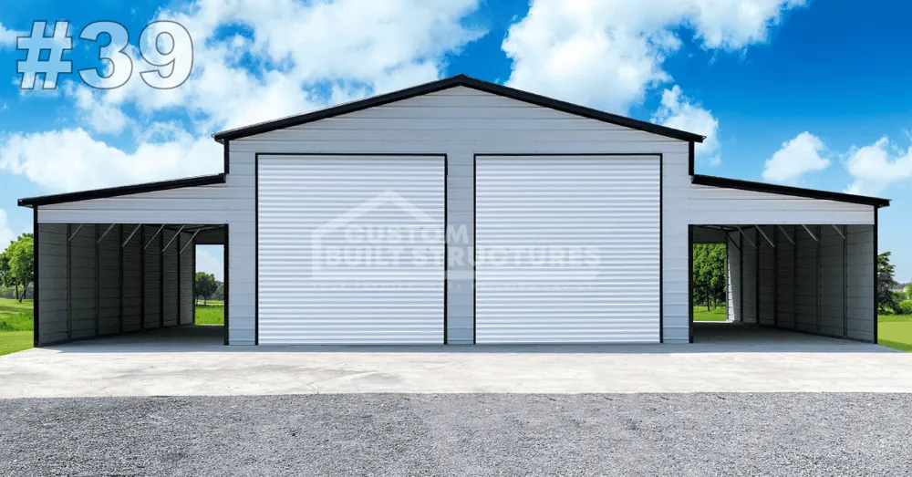 #39 54x41x13 Large Metal Barn